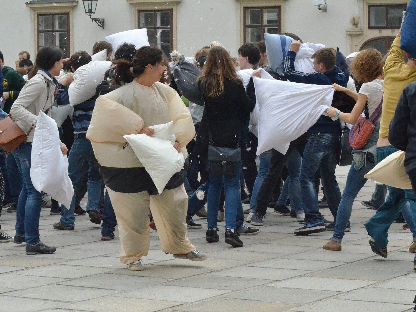 International Pillow Fight Day in Wien International Pillow Fight Day in Wien