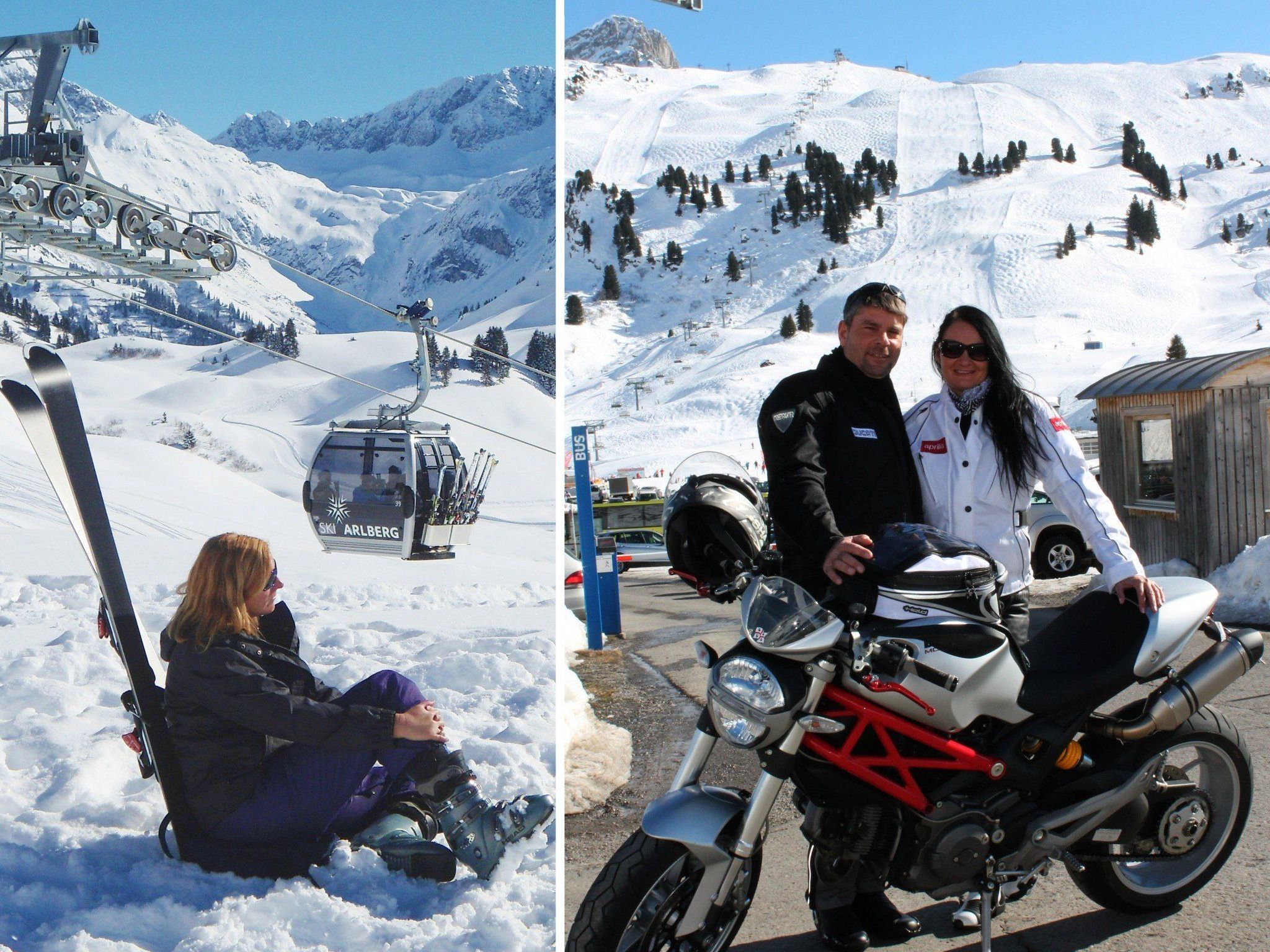 Während am Hochtannberg längst die Motorradsaison gestartet wurde, sind mit dem Jahrhundertprojekt Auenfeldjet noch die Skifreaks unterwegs.