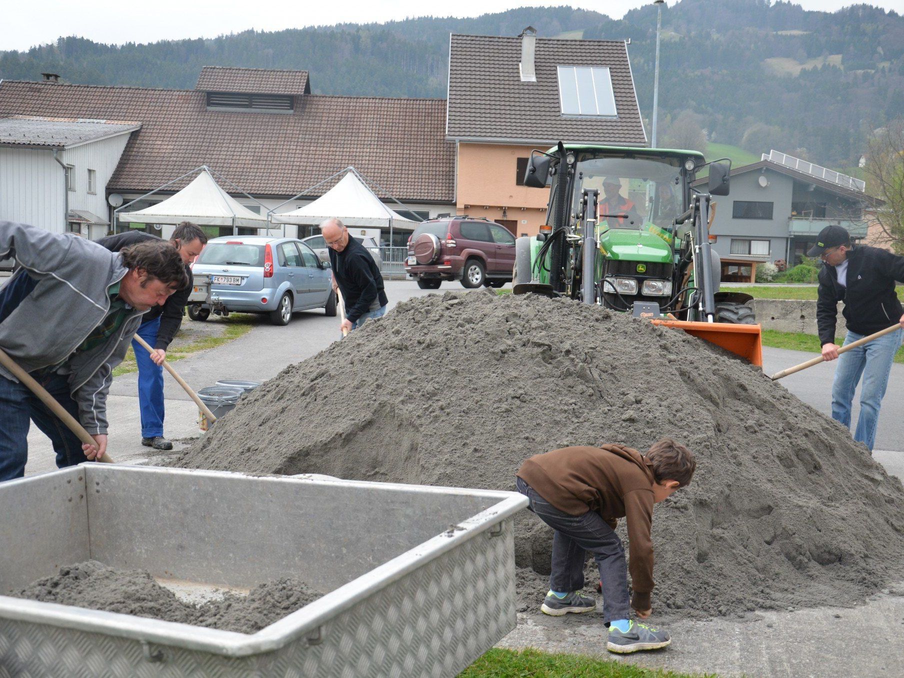 Dritter "Sandler-Tag" in Satteins. Dritter "Sandler-Tag" in Satteins.