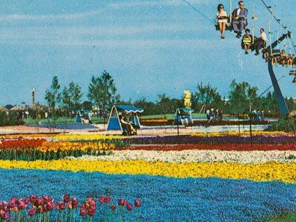 Diese Postkarte aus dem Jahr 1964 zeigt, wie bunt die WIG war. Diese Postkarte aus dem Jahr 1964 zeigt, wie bunt die WIG war.