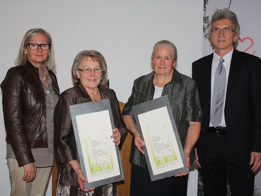 Andrea Moosbrugger, Luise Meusburger, Katharina Beck und Elred Lipburger. Andrea Moosbrugger, Luise Meusburger, Katharina Beck und Elred Lipburger.