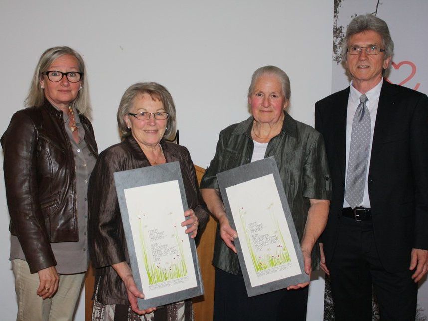 Andrea Moosbrugger, Luise Meusburger, Katharina Beck und Elred Lipburger.