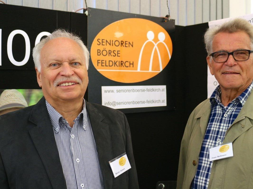 Obmann Bruno Gamon und Vize Franz Berkmann wollen mit dem neuen Verein älteren Menschen in ganz Feldkirch Hilfsdienste zukommen lassen