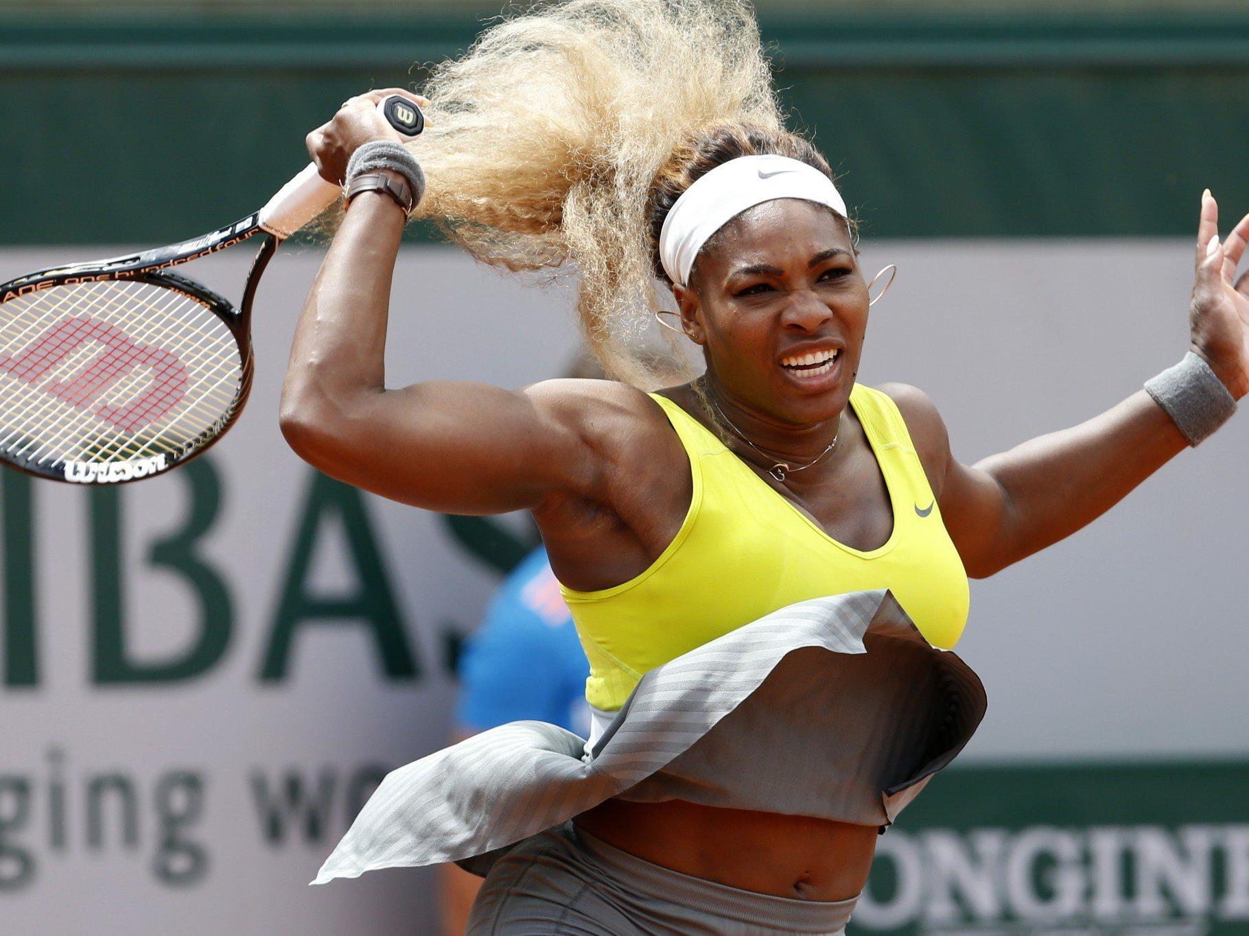 Glatte Zwei-Satz-Niederlage für Serena Williams.