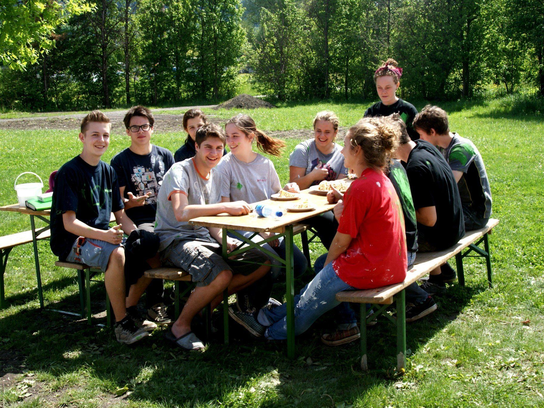 Eine fleißige Truppe Eine fleißige Truppe