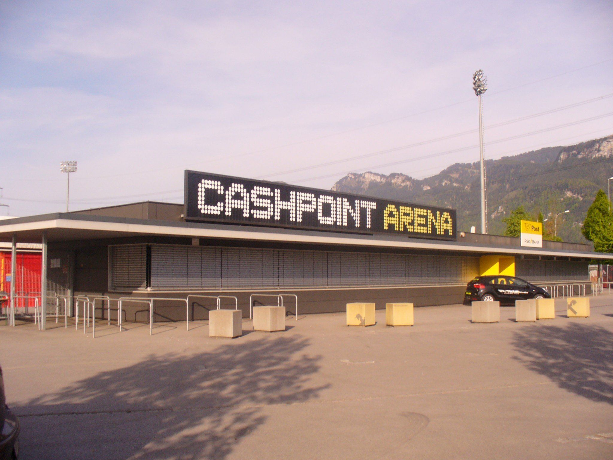 Die Cashpoint Arena in Altach ist bereit für die Bundesliga Die Cashpoint Arena in Altach ist bereit für die Bundesliga