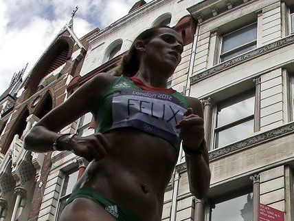 Ana Dulce Felix (hier bei den Olympischen Spielen in London) hat den Frauenlauf gewonnen. Ana Dulce Felix (hier bei den Olympischen Spielen in London) hat den Frauenlauf gewonnen.