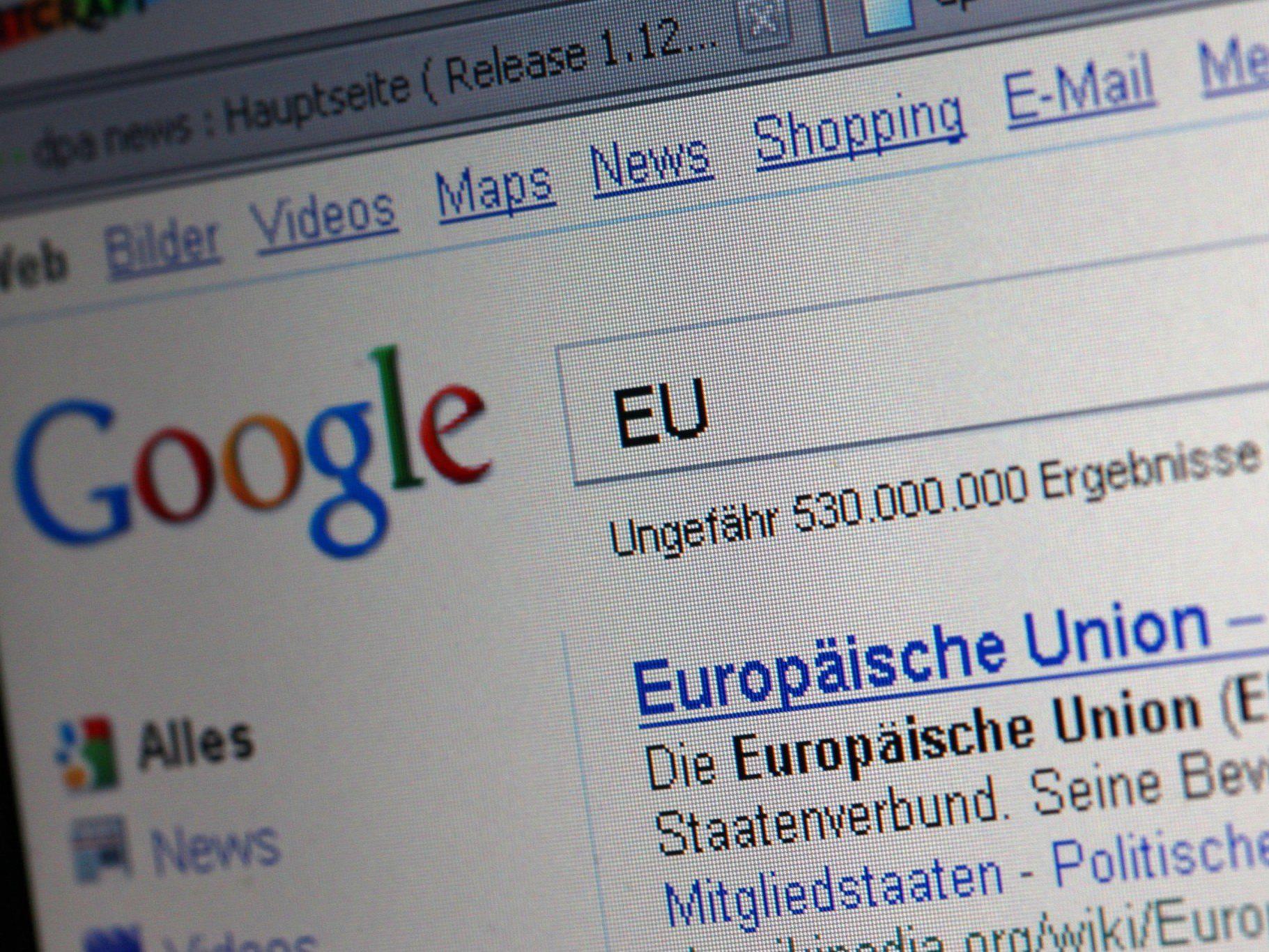 EU-Gericht verpflichtet Google zur Löschung von Suchergebnissen