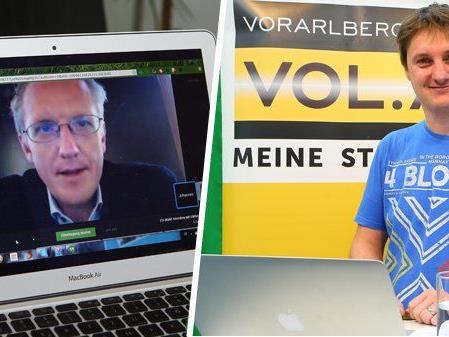 Live-Hangout von Marc Springer (VOL.AT) mit Johannes Huber (VN).