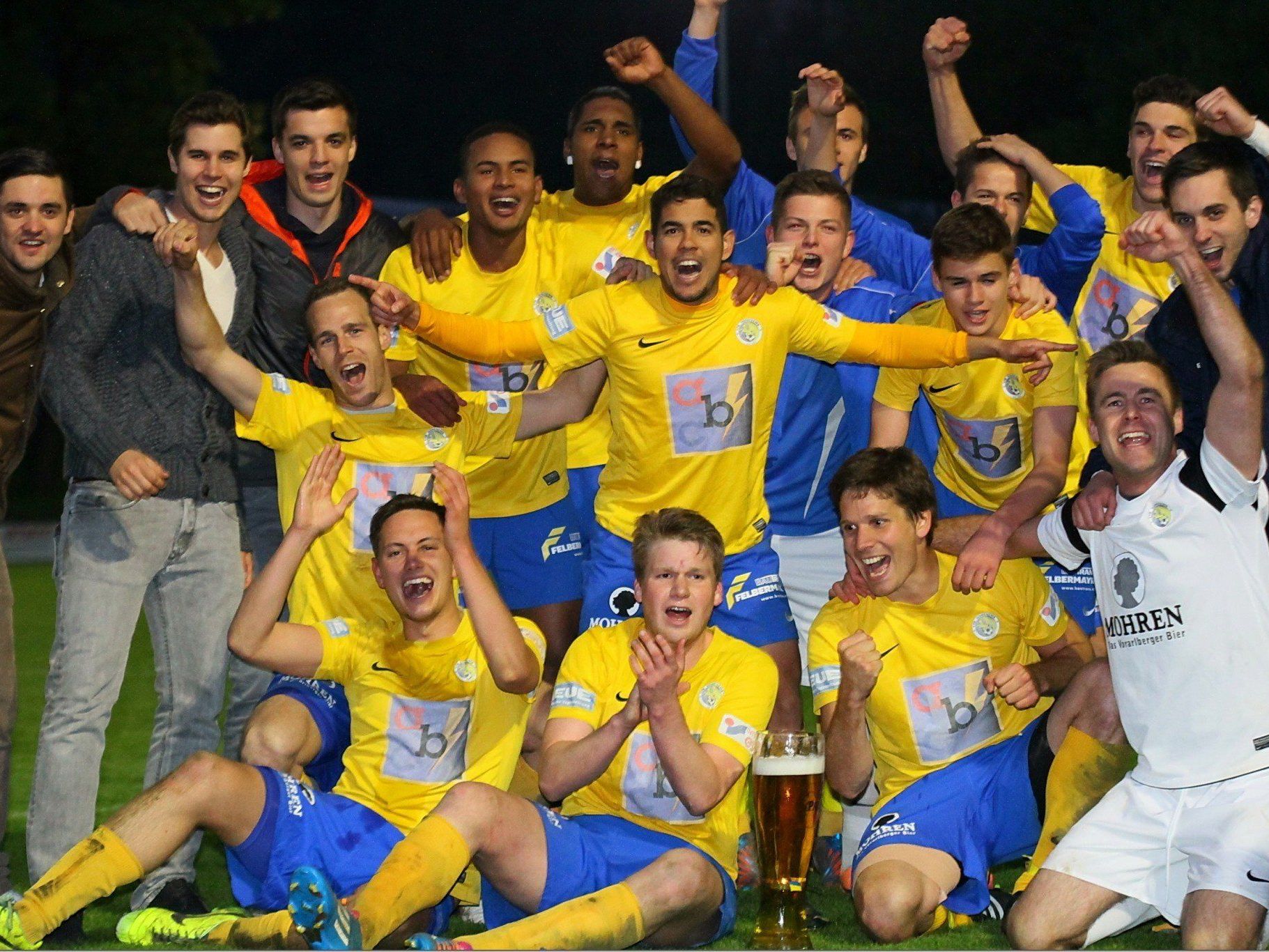 VfB Hohenems steht sensationell im Endspiel des 38. VFV Toto Cupfinale. VfB Hohenems steht sensationell im Endspiel des 38. VFV Toto Cupfinale.
