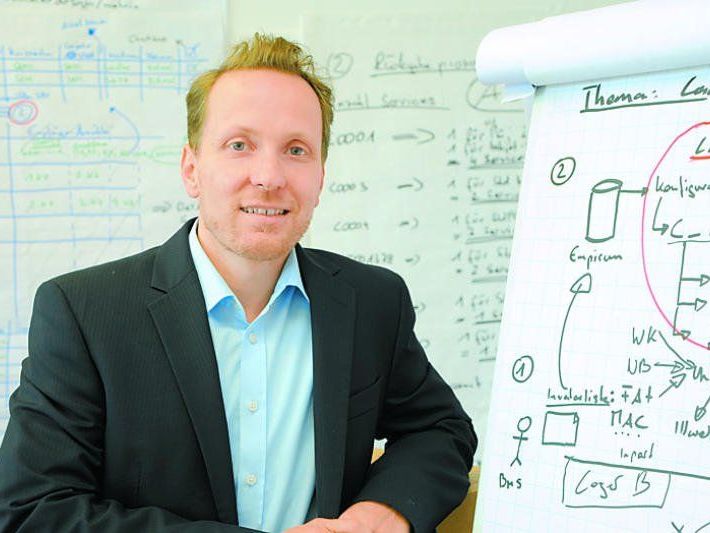 VN-Interview mit Ralph Horatschek (34), Teamleiter des Benutzerservice bei illwerke vkw. VN-Interview mit Ralph Horatschek (34), Teamleiter des Benutzerservice bei illwerke vkw.