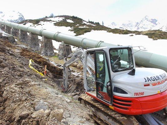 Am Montag haben die Bauarbeiten in Gaschurn-Partenen begonnen. Am Montag haben die Bauarbeiten in Gaschurn-Partenen begonnen.