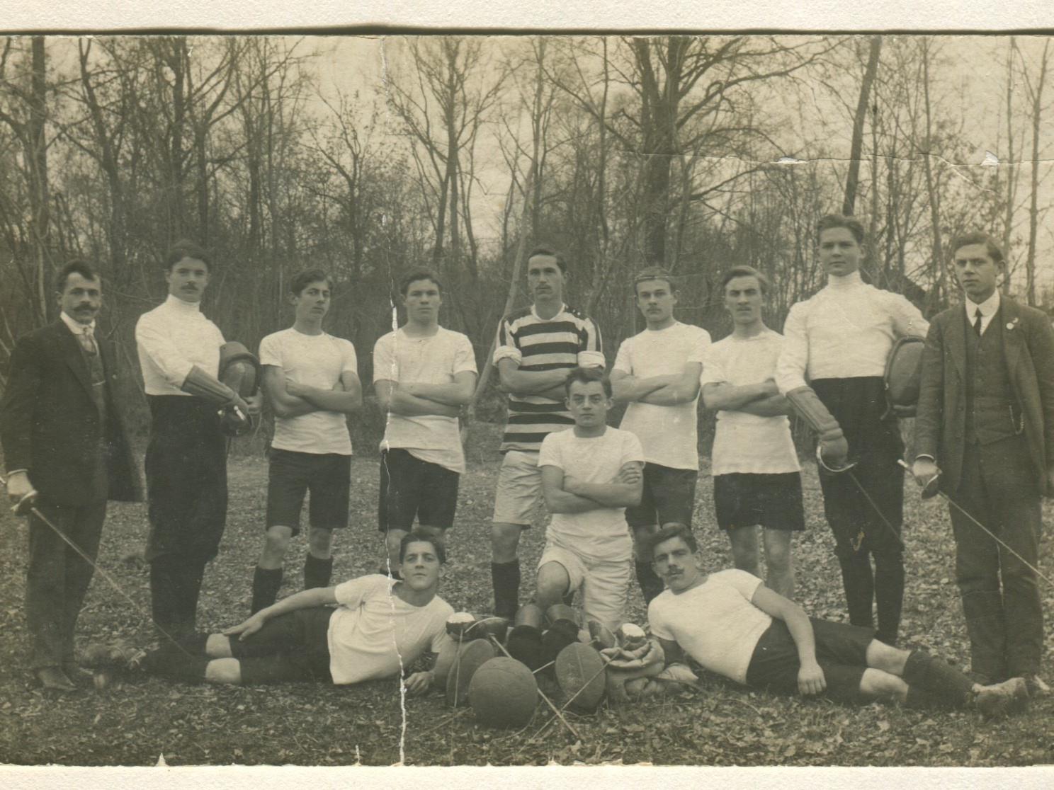 Die Mannschaft im Jahr 1914