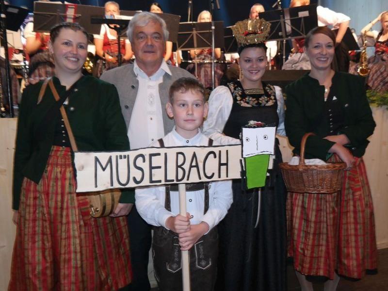 Das Bezirksmusikfest in Langenegg war am Sonntag gut besucht.