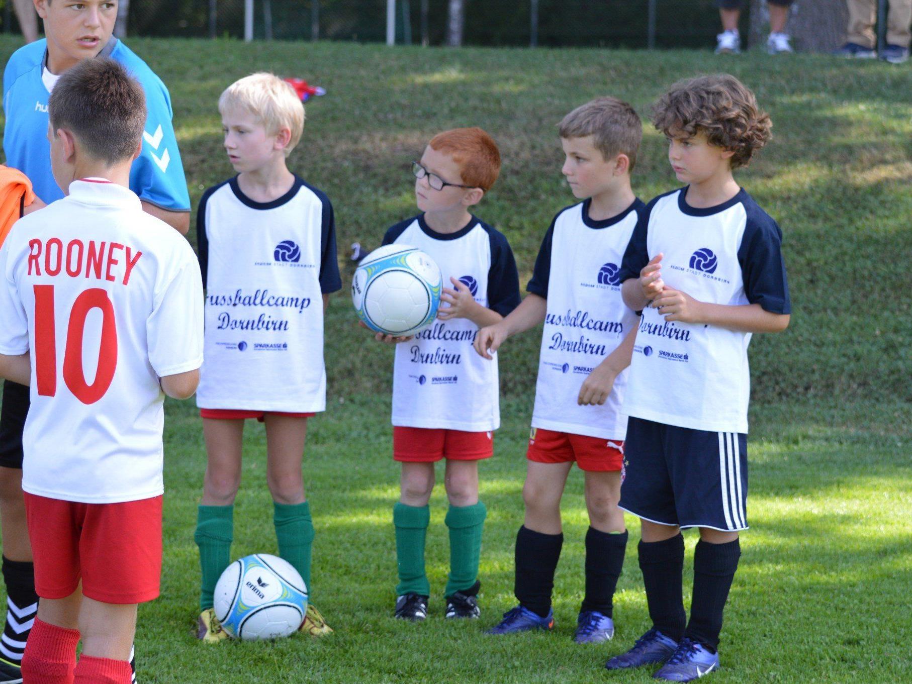 In den Sommerferien ist dank des Dornbirner Sparkasse Fußballcamps wieder für Spaß rund um den Ball gesorgt.