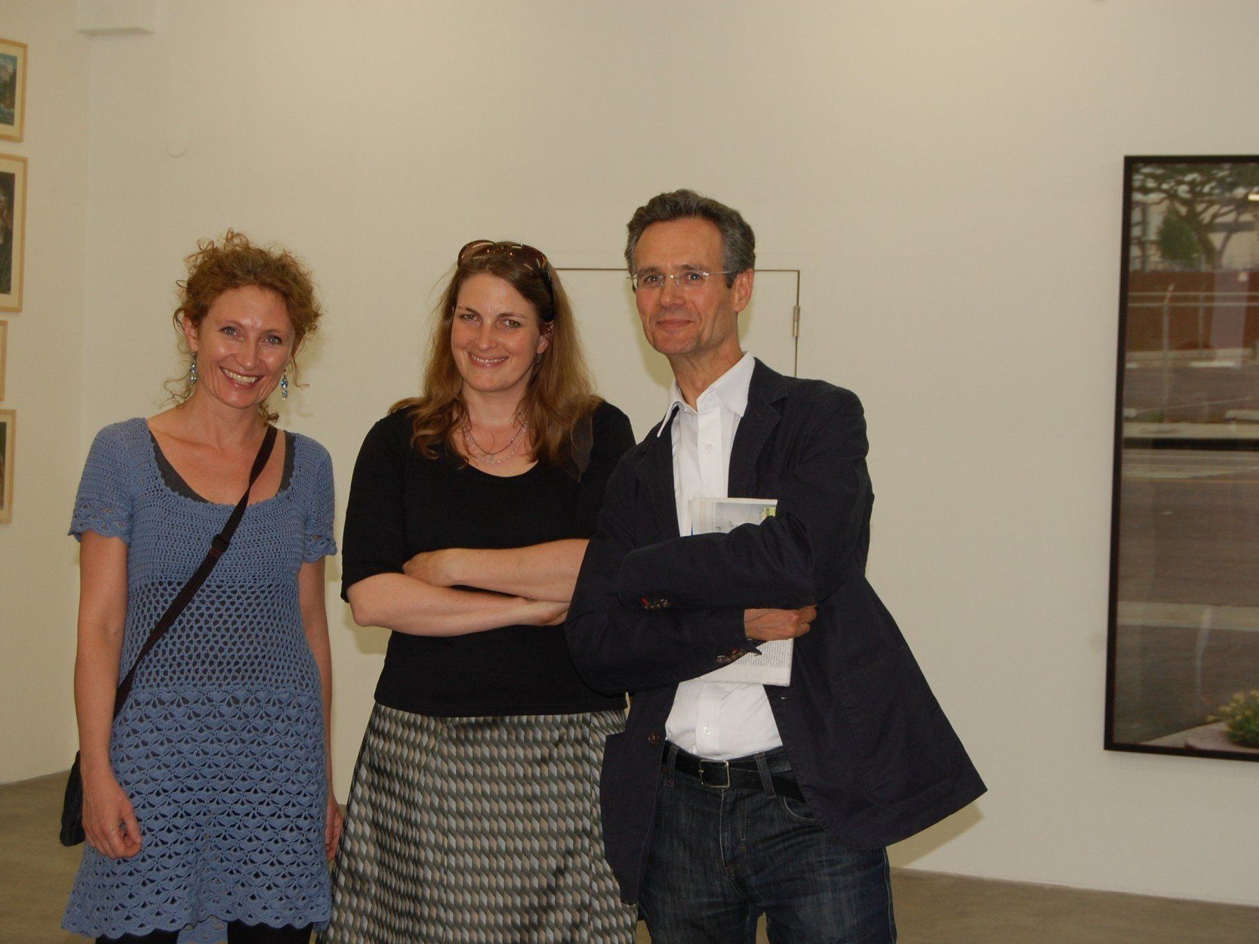 Drei der sieben Künstler der Sommerausstellung waren bei der Vernissage zugegen. Drei der sieben Künstler der Sommerausstellung waren bei der Vernissage zugegen.