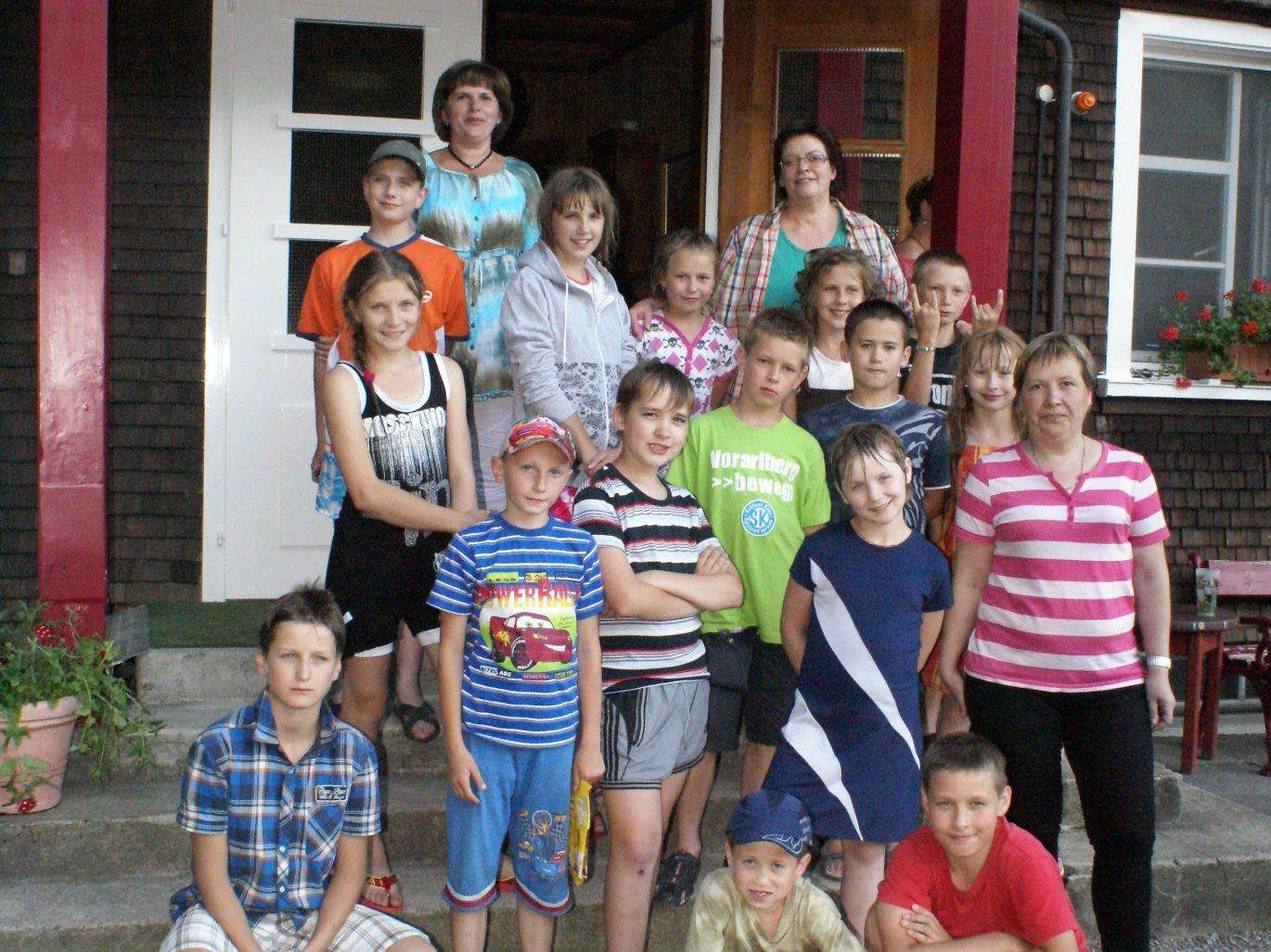 Bis 30. Juni genießen wieder 35 Kinder aus Weissrussland vergnügte Urlaubstage im Ferienheim Maien.