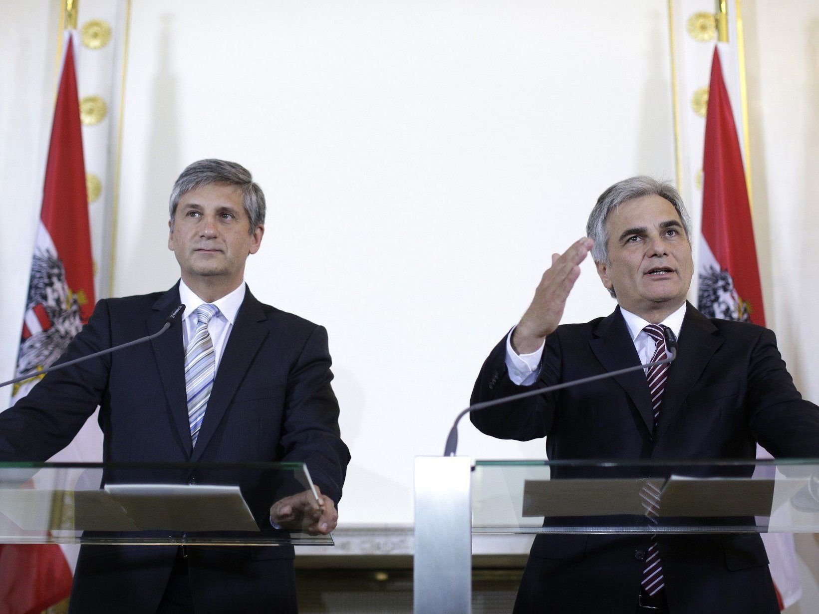Verhärtete Fronten in der Koalition zum Thema Steuerreform. Verhärtete Fronten in der Koalition zum Thema Steuerreform.