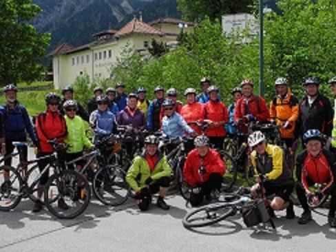 PVÖ-Radfahrgruppe unterwegs von Steeg nach Füssen