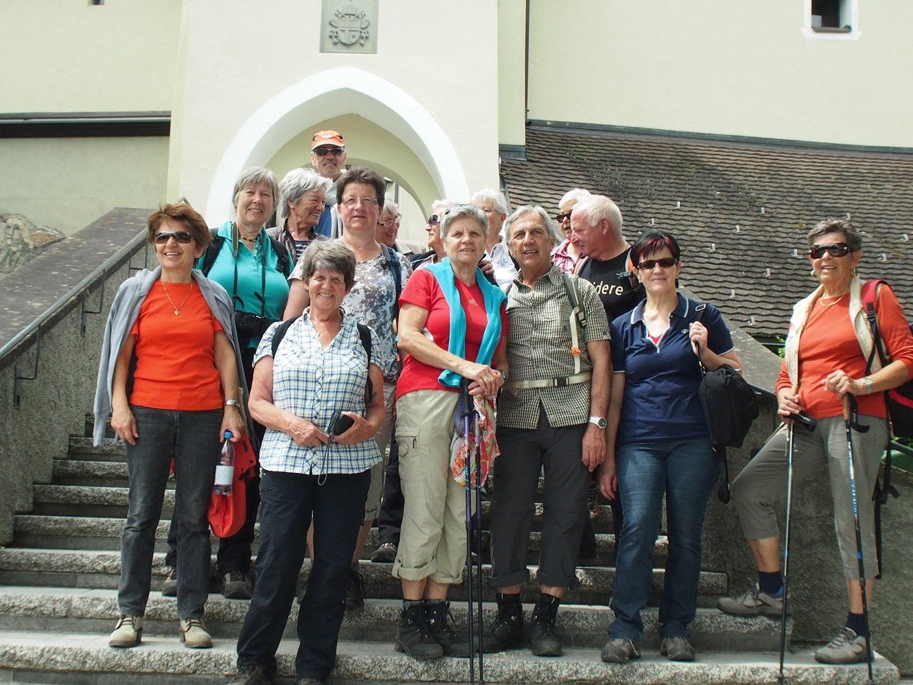 Senioren Bund Ludesch auf den Stufen der Wallfahrtskirche Rankweil Senioren Bund Ludesch auf den Stufen der Wallfahrtskirche Rankweil