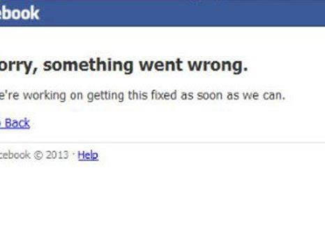 Facebook kämpfte mit globalen Ausfällen.