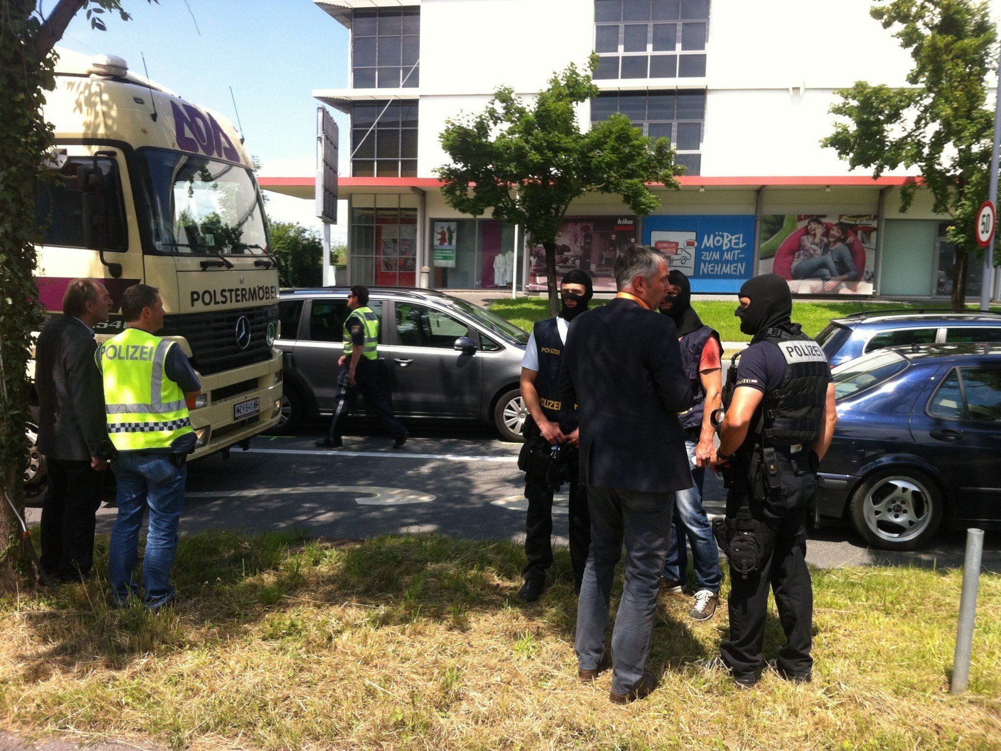 Cobra im Einsatz in Dornbirn Cobra im Einsatz in Dornbirn