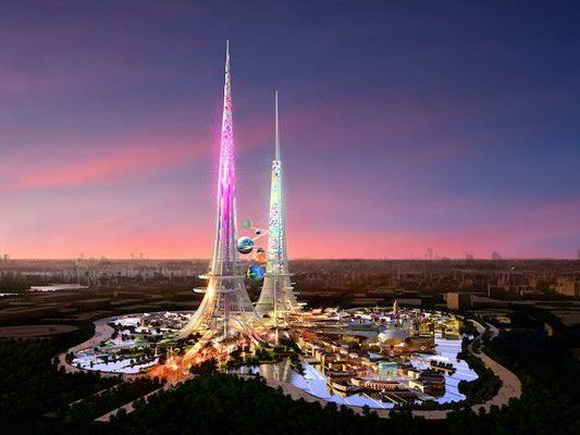 Die "Phoenix Towers" werden die höchsten Gebäude der Welt. Die "Phoenix Towers" werden die höchsten Gebäude der Welt.