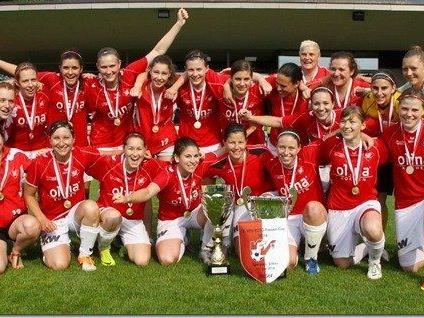 Zum dritten Mal in Folge wurde RW Rankweil VFV Cupsieger der Frauen.