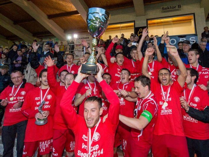 Dritter Pokalsieg für den FC Dornbirn in den letzten vier Jahren. Dritter Pokalsieg für den FC Dornbirn in den letzten vier Jahren.