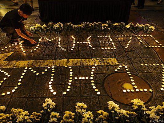 Erinnerung an die Opfer in Malaysia