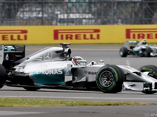 Hamilton profitierte von Rosberg-Ausfall
