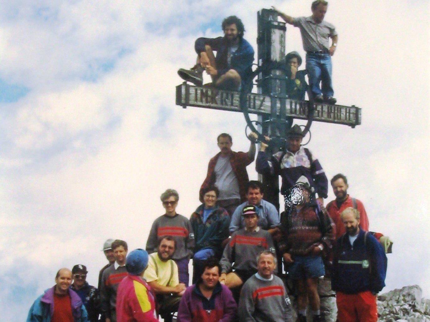 30 Jahre Gipfelkreuz Fundelkopf, 1994.