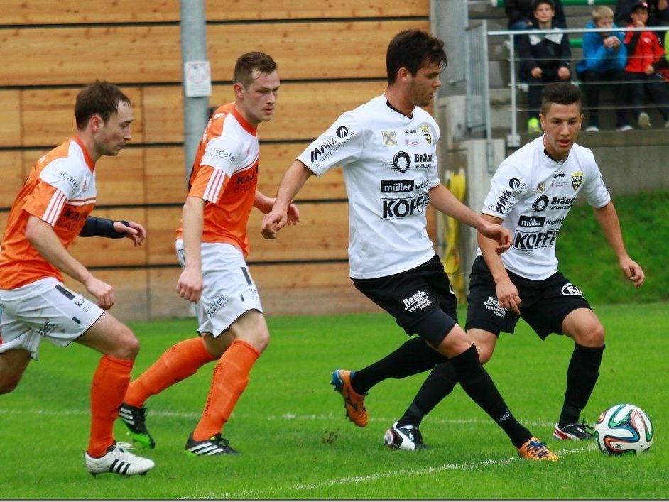 Altach Kaderspieler Rafinha traf zum 3:2 für die Rheindörfler und brachte den Favorit auf die Siegerstraße.