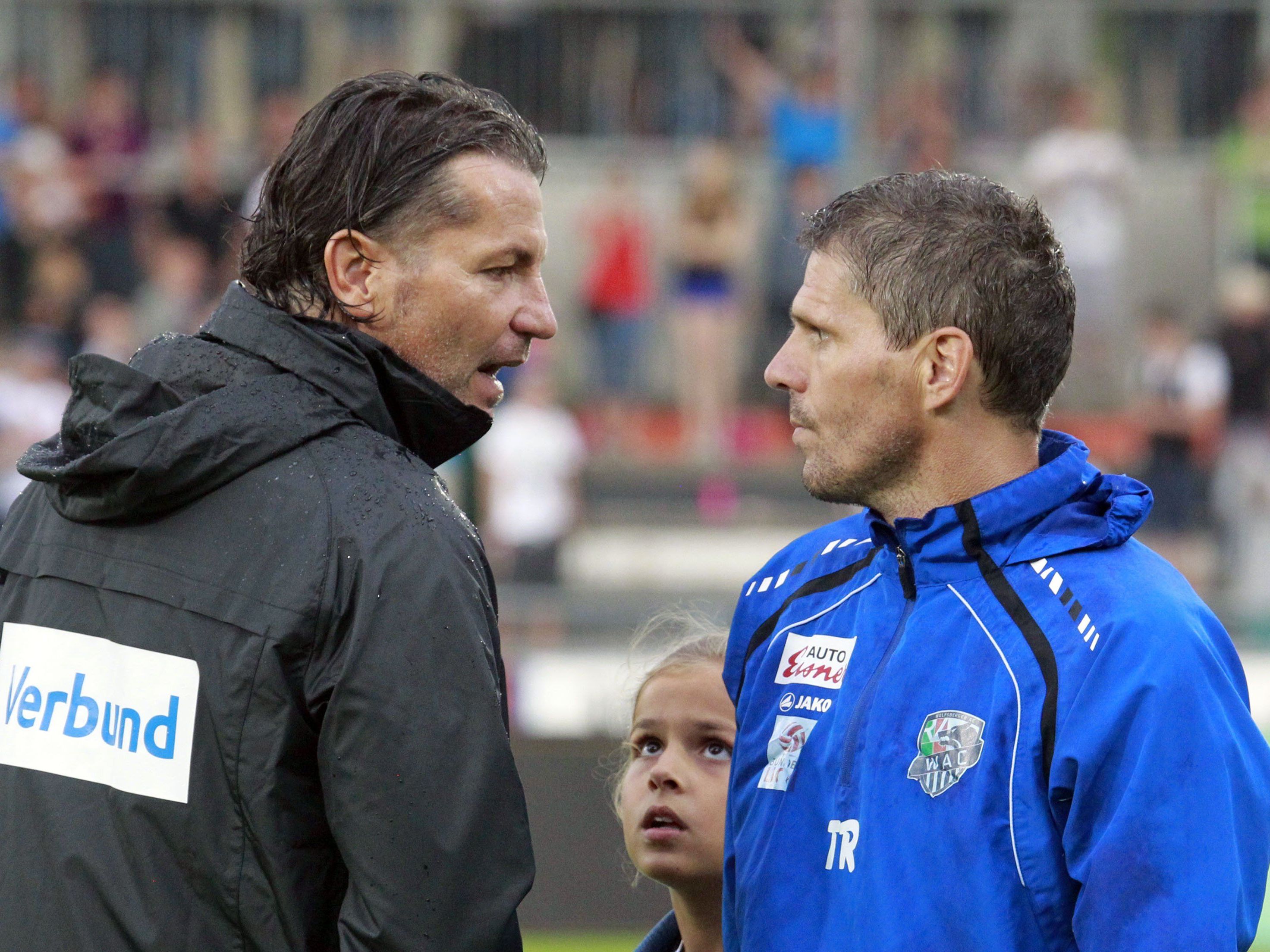 Baumgartner und Kühbauer: Die austria schlitterte in ein Debakeln, WAC startet stark in die neue Saison. Baumgartner und Kühbauer: Die austria schlitterte in ein Debakeln, WAC startet stark in die neue Saison.