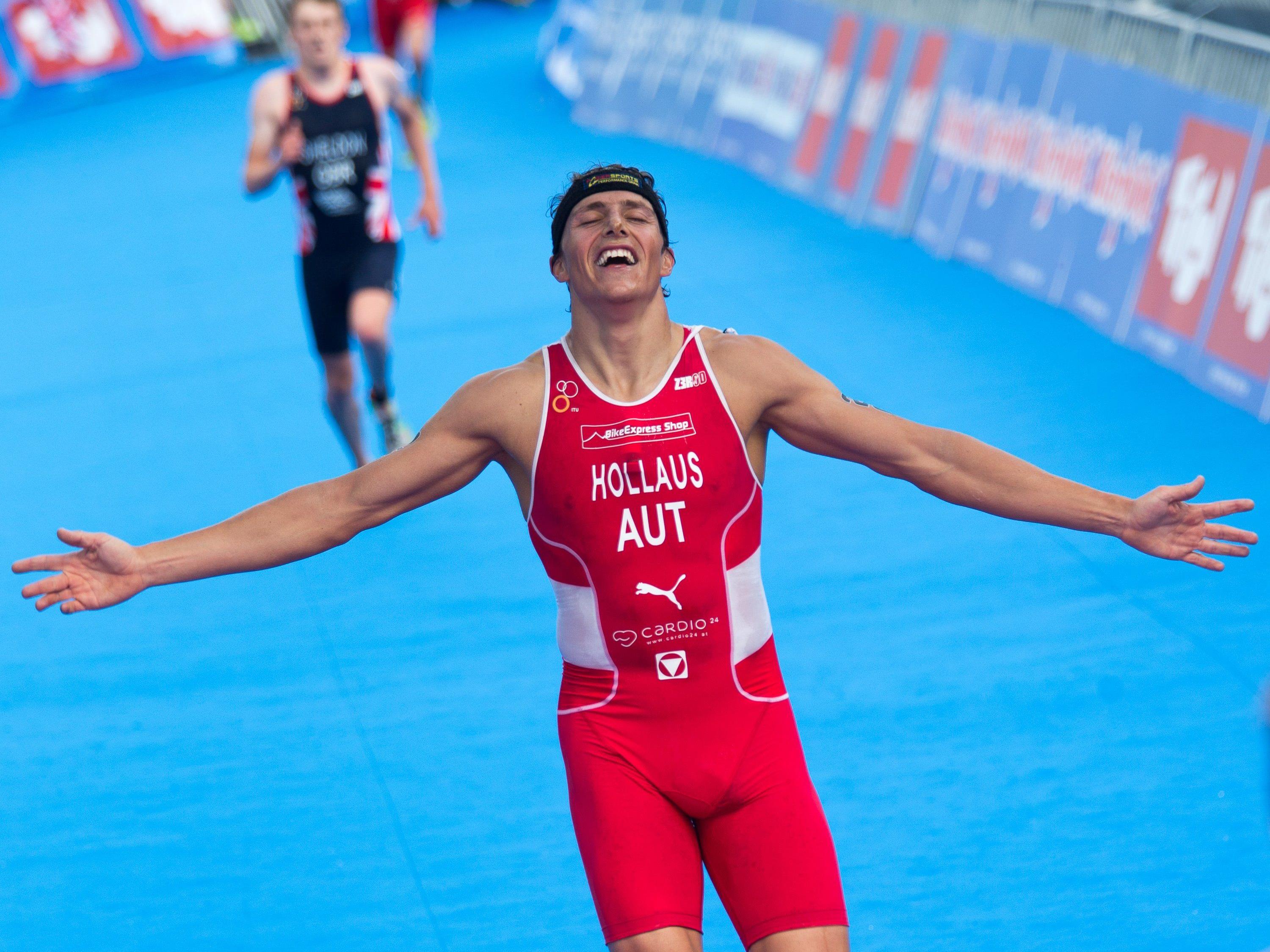 Lukas Hollaus hat in der Triathlon-Weltspitze Fuß gefasst.