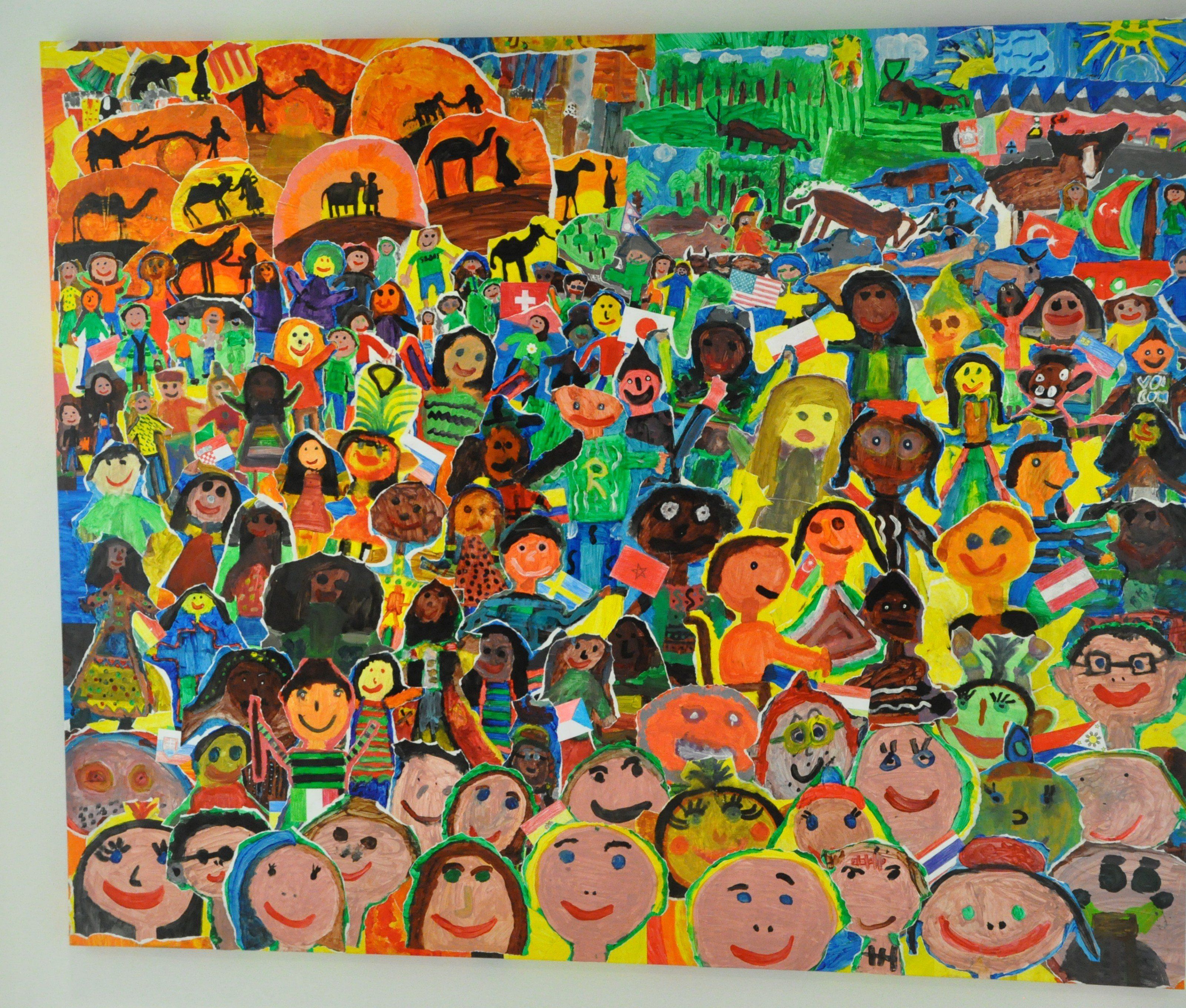 Die Volksschüler aus Muntlix erstellten dieses tolle Bild für das neue Pfarrheim. Die Volksschüler aus Muntlix erstellten dieses tolle Bild für das neue Pfarrheim.