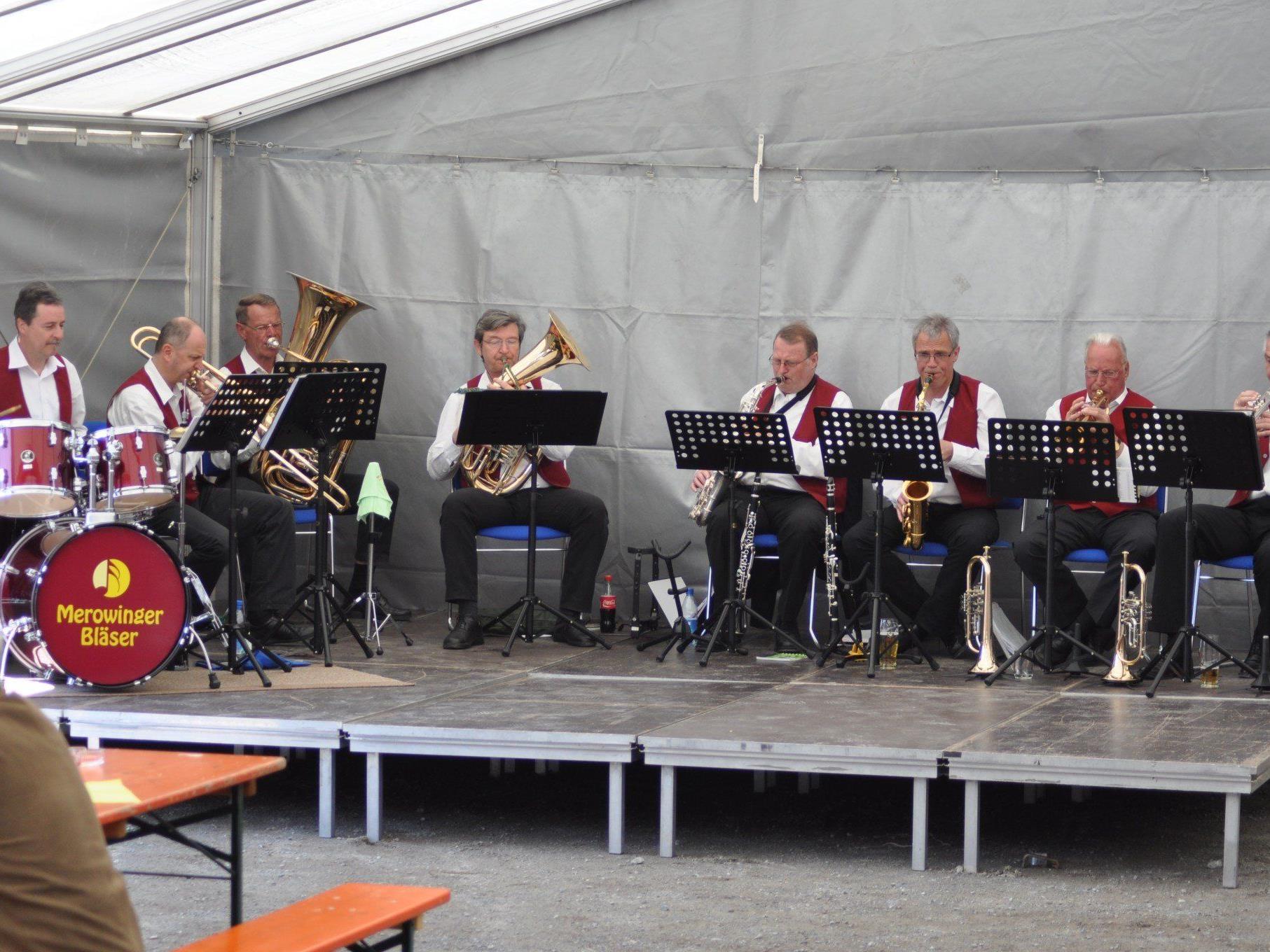 Die Merowinger Musikanten laden zum Benefizkonzert auf den Rankweiler Marktplatz