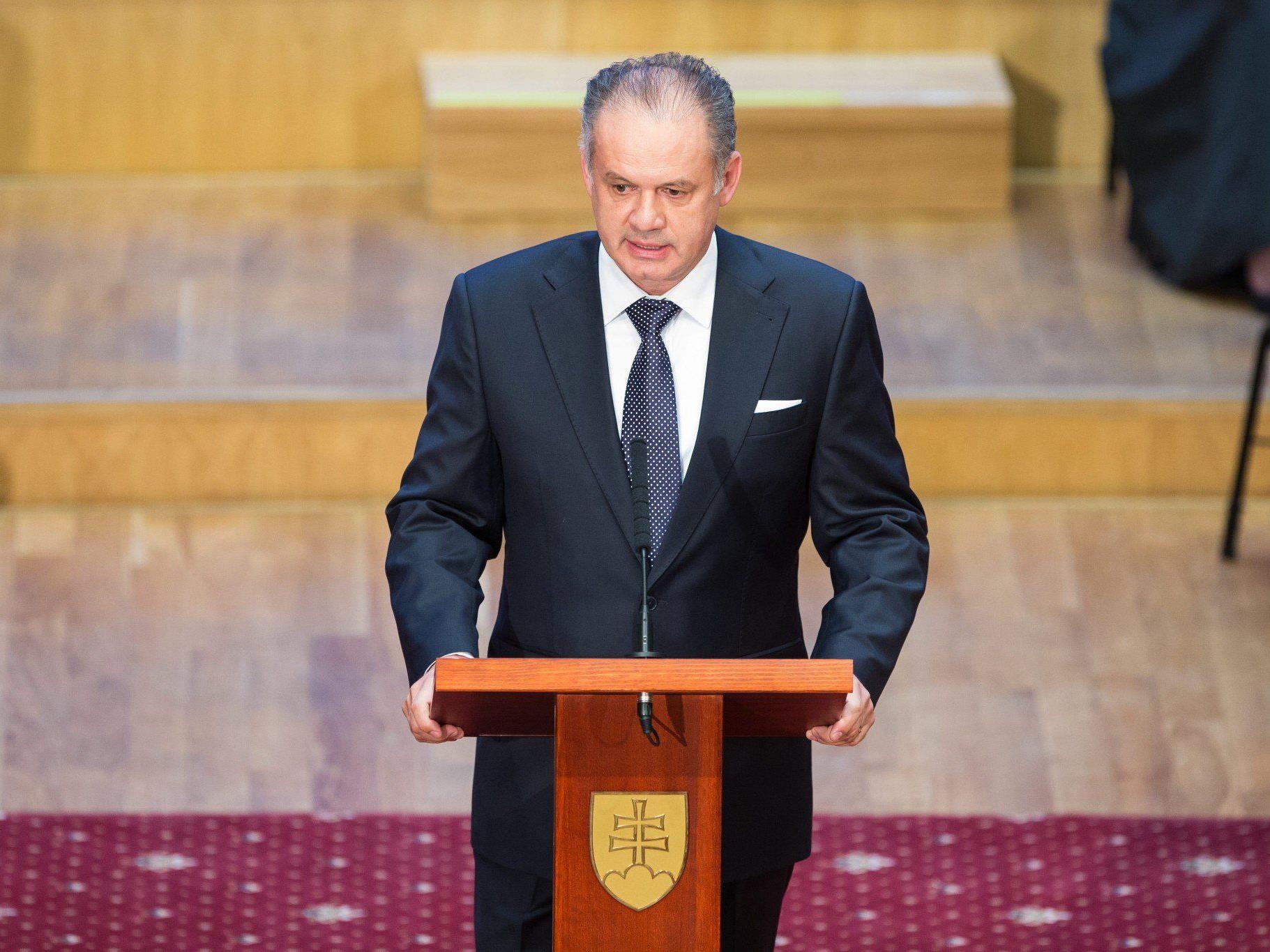 Slowakischer Präsident Kiska zu Besuch in Wien