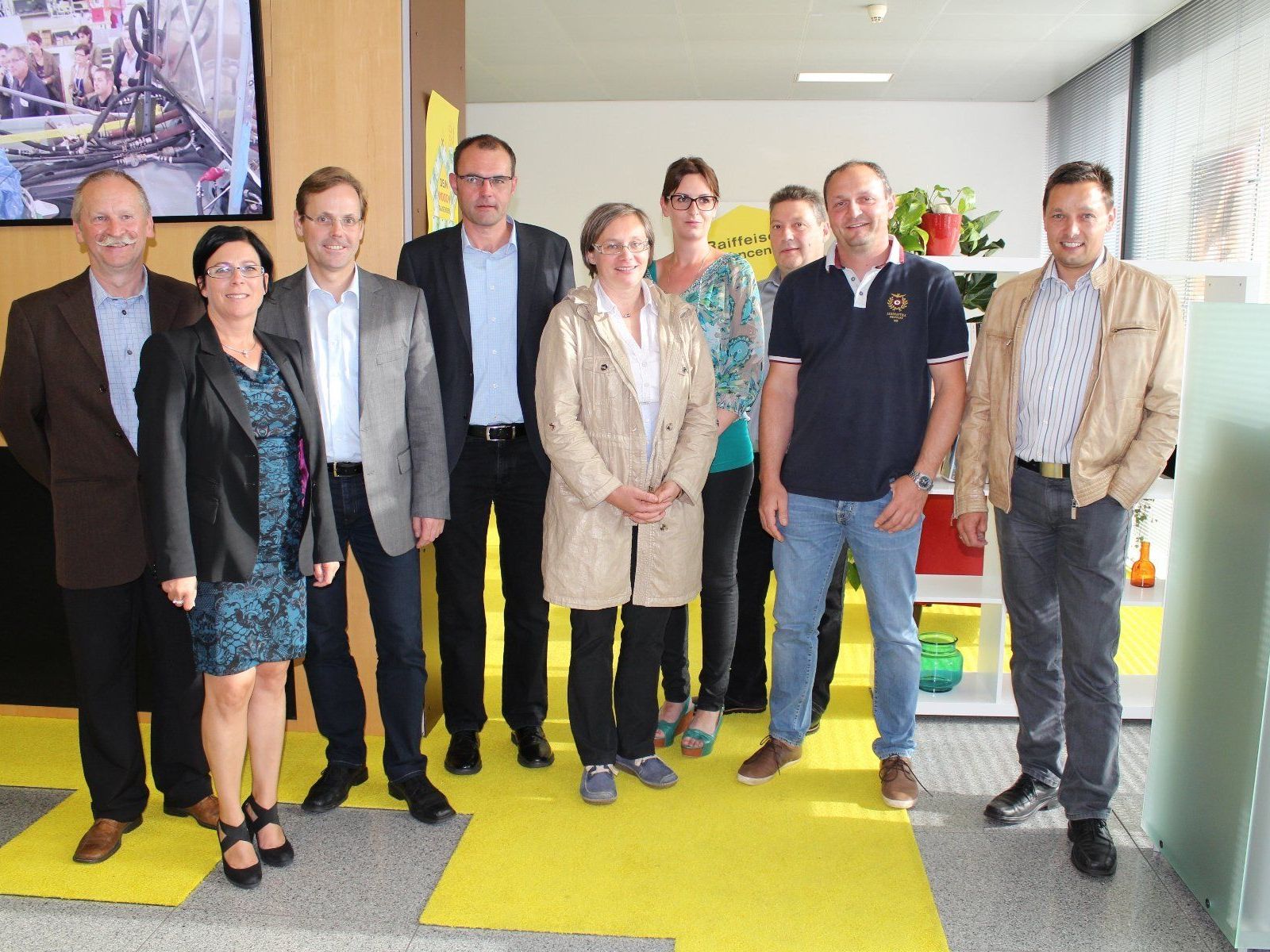 Der neue Vorstand der "Lehre im Walgau" Der neue Vorstand der "Lehre im Walgau"