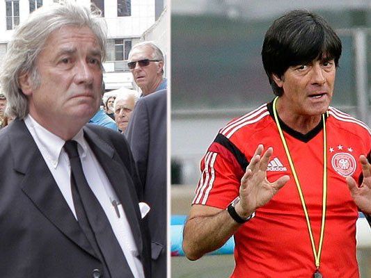 Jeannée wünscht Deutschland den "Endspielsieg" und brachte Trainer Jogi Löw ins Deutschlandlied ein Jeannée wünscht Deutschland den "Endspielsieg" und brachte Trainer Jogi Löw ins Deutschlandlied ein