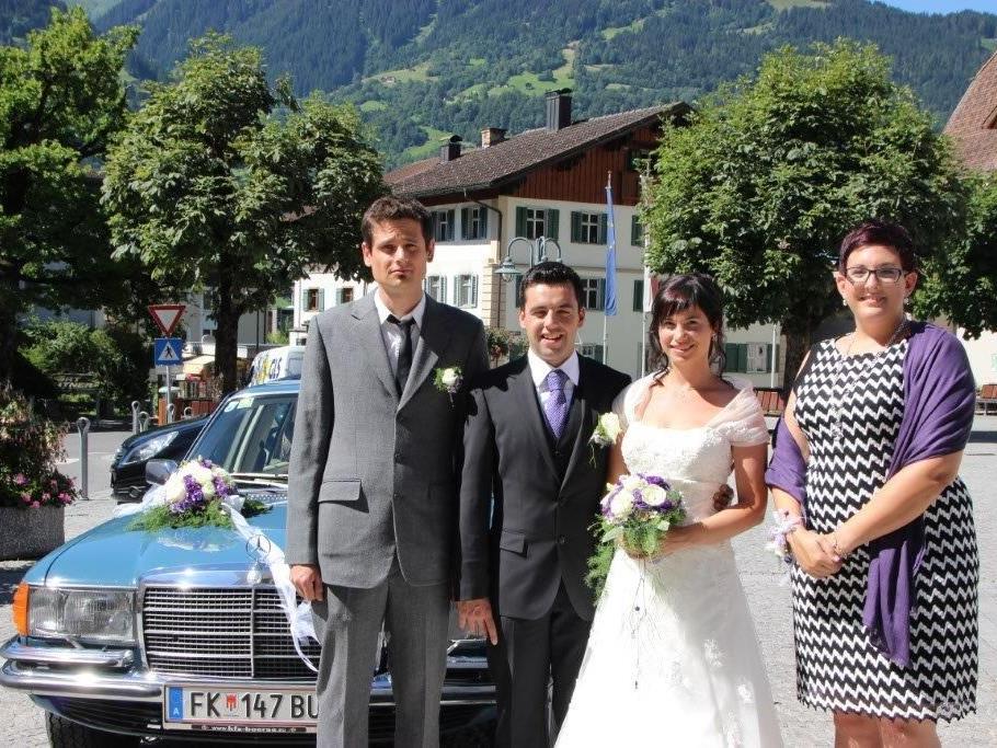 Michaela Kinzl und Reinhard Juen haben am 18. Juli bei strahlendem Sonnenschein geheiratet.