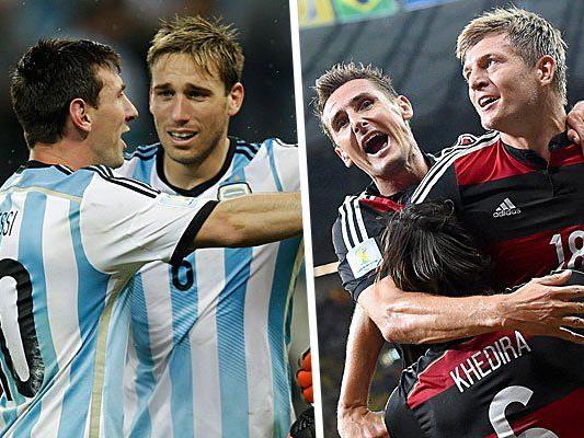Deutschland gegen Argentinien - Das WM-Finale 2014.