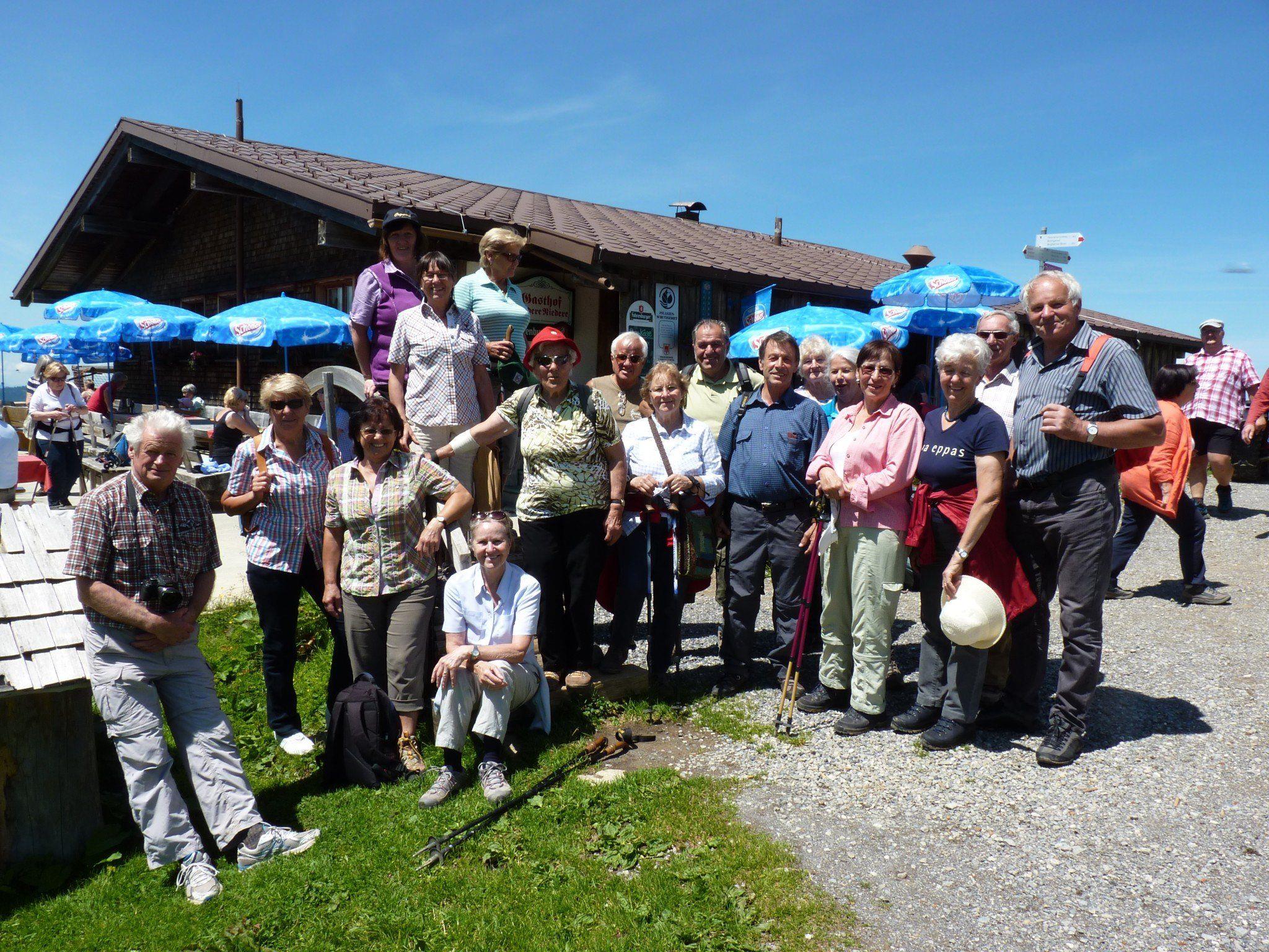 Die Bürserberger Senioren waren von der Panorama-Rundwanderung in Bezau sehr beeindruckt.