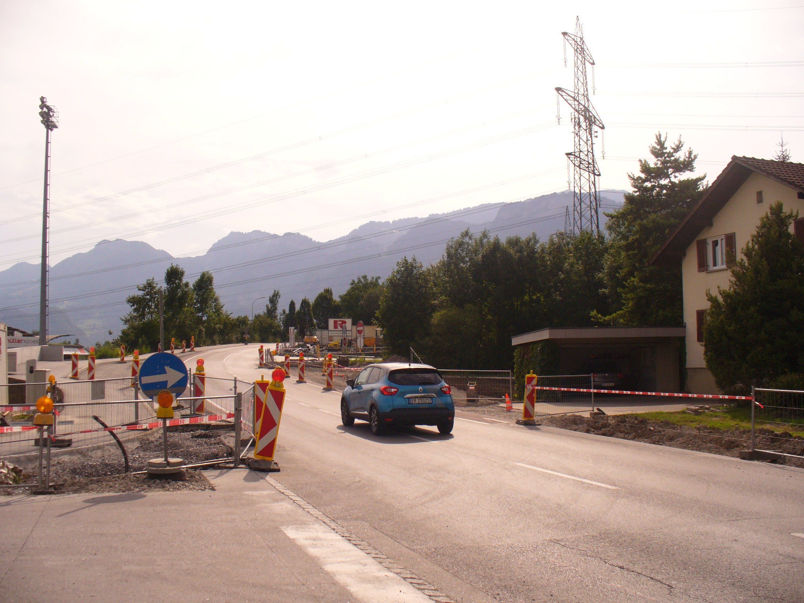 Derzeit laufen im Bereich Schnabelholz die letzten Arbeiten zur Verbesserung der Verkehrssituation