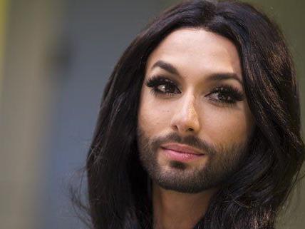Conchita Wurst führte Jean Paul Gaultier durch Wien. Conchita Wurst führte Jean Paul Gaultier durch Wien.