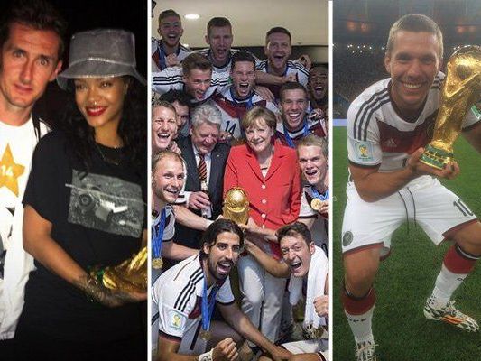 Die Stars feiern auf Twitter. Die Stars feiern auf Twitter.