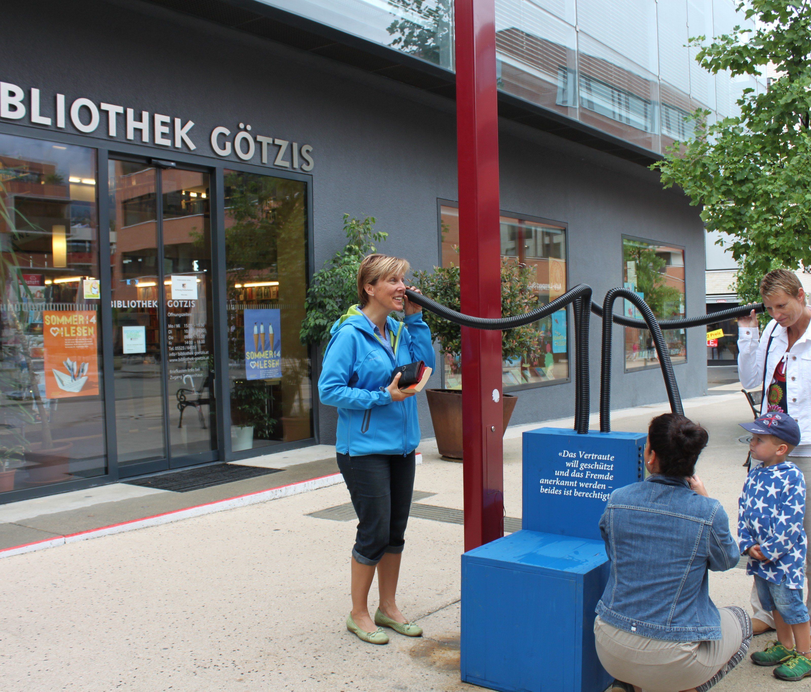 Derzeit drei Hörstationen in Götzis und zwei in Altach. Derzeit drei Hörstationen in Götzis und zwei in Altach.