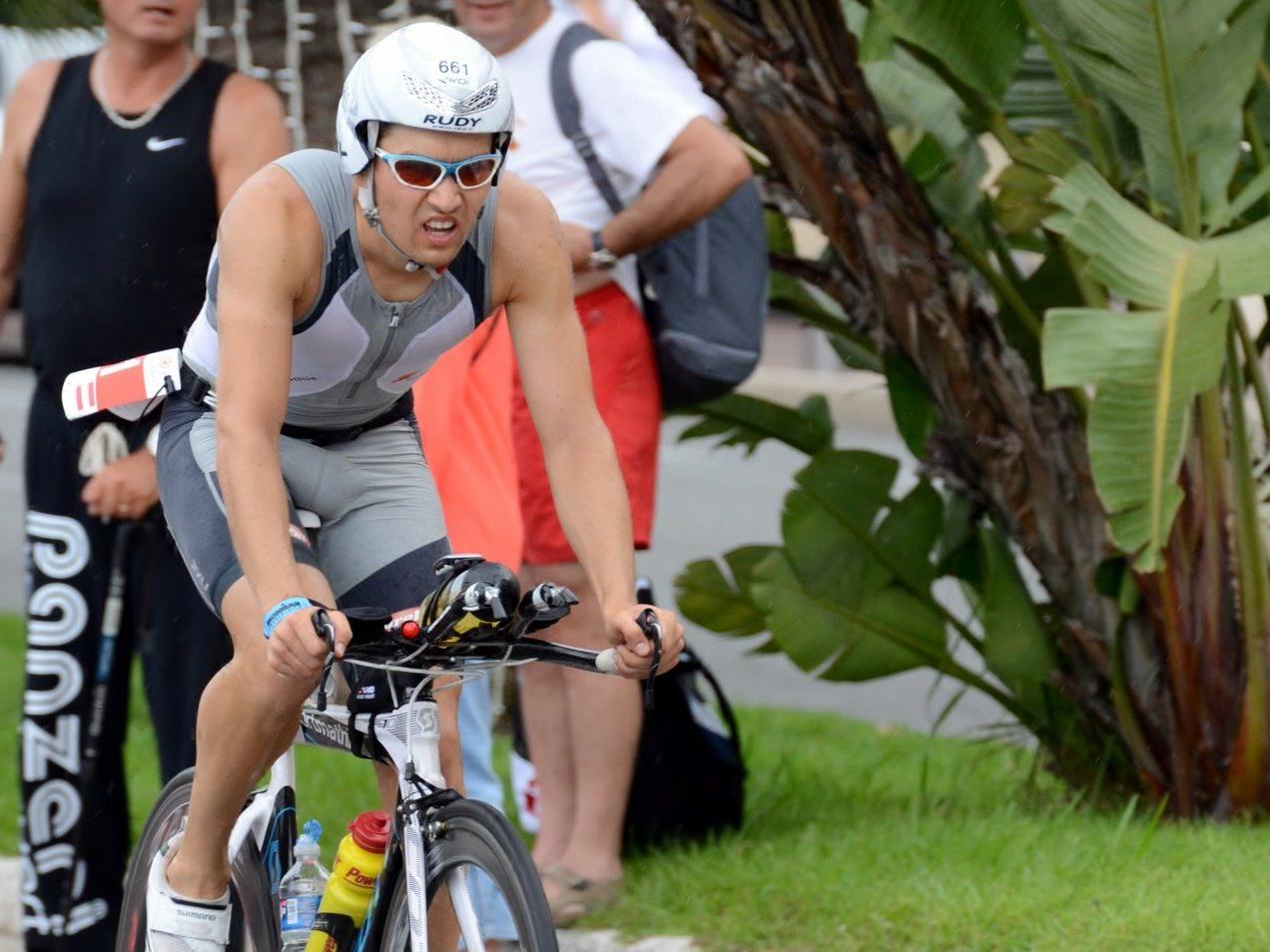 Starke Leistung von Triathlet Florian Geser beim Ironman auf Nizza.