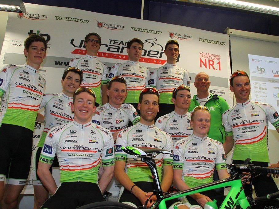 Acht Fahrer vom Team Vorarlberg hoffen auf eine gute Österreich Radrundfahrt.