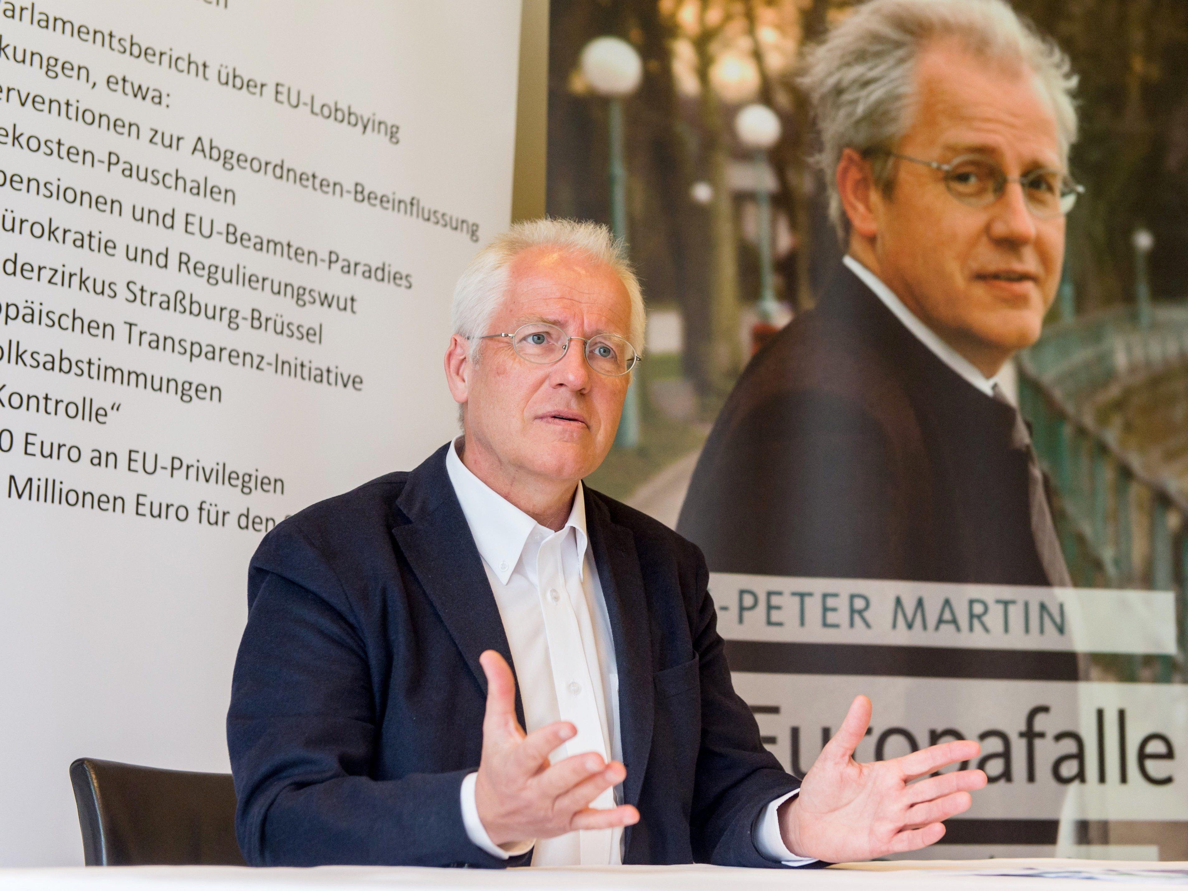 Ermittlungen gegen Hans Peter Martin - Vorhabensbericht liegt bei OSta Wien